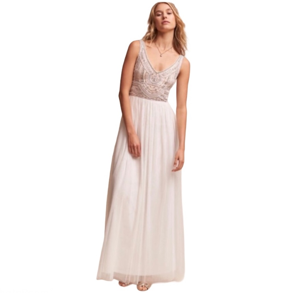 BHLDN White Sterling Dress Size 0